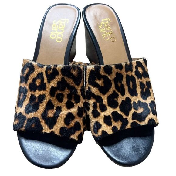 Franco Sarto Leopard Print Dyed Calf Fur
Wedge - 7.5 - Picture 2 of 15